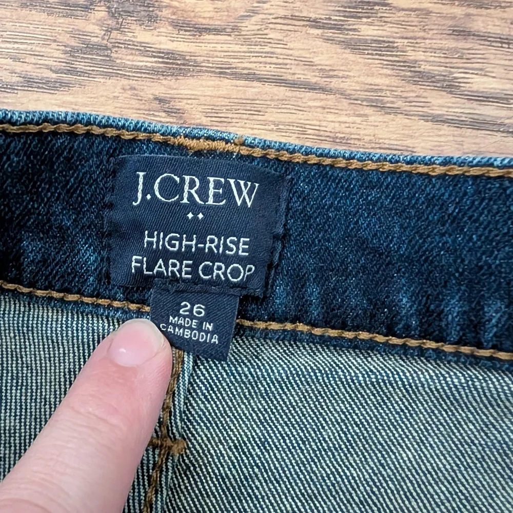 J.‎ Crew High Rise Flare Crop Jeans - Picture 3 of 5